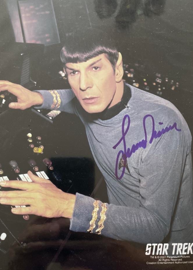 Leonard Nimoy Signed 8x10 Photo (Star Trek) - JSA COA #01